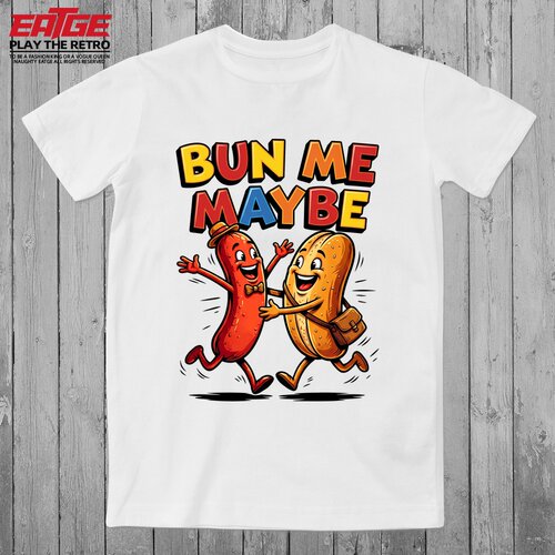 Call Me Maybe热狗创意T恤美食大胃王美式潮牌情侣EATGE原创体恤
