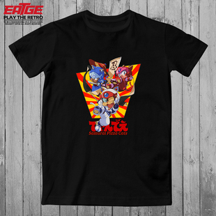 功夫猫党T恤忍者猫Samurai Pizza Cats复古动漫原创纯棉潮牌体恤