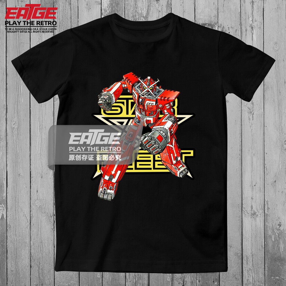 星星舰队Star Fleet大戴X怀旧特摄机甲片X轰炸机X-Bomber纯棉T恤