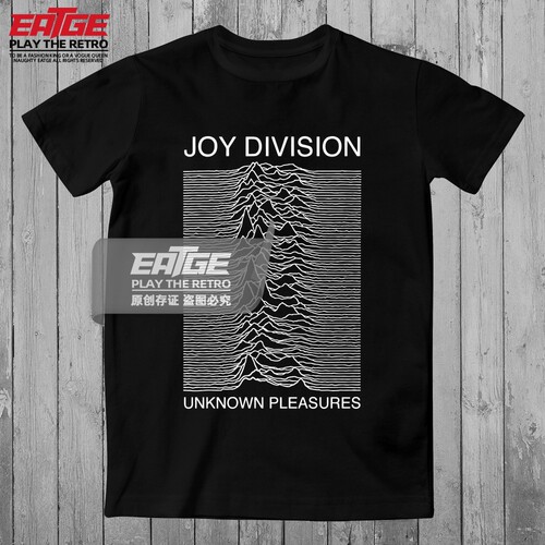 快乐小分队Joy Division华沙Warsaw体恤Unknown Pleasures黑T恤