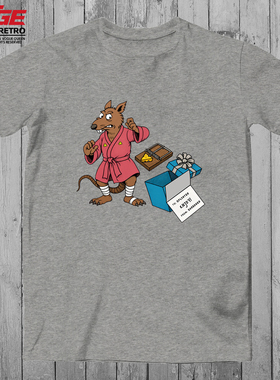 忍者神龟搞怪T恤史莱德恶搞斯普林特TMNT原创搞笑TEE纯棉潮牌体恤