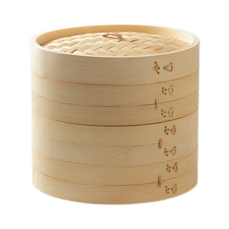 家用竹制蒸笼商用小笼包点心蒸屉蒸架蒸馒头竹笼屉手工竹编