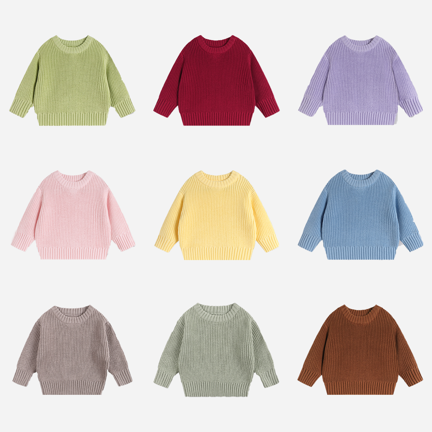 ins爆款！宝宝毛衣秋冬针织衫