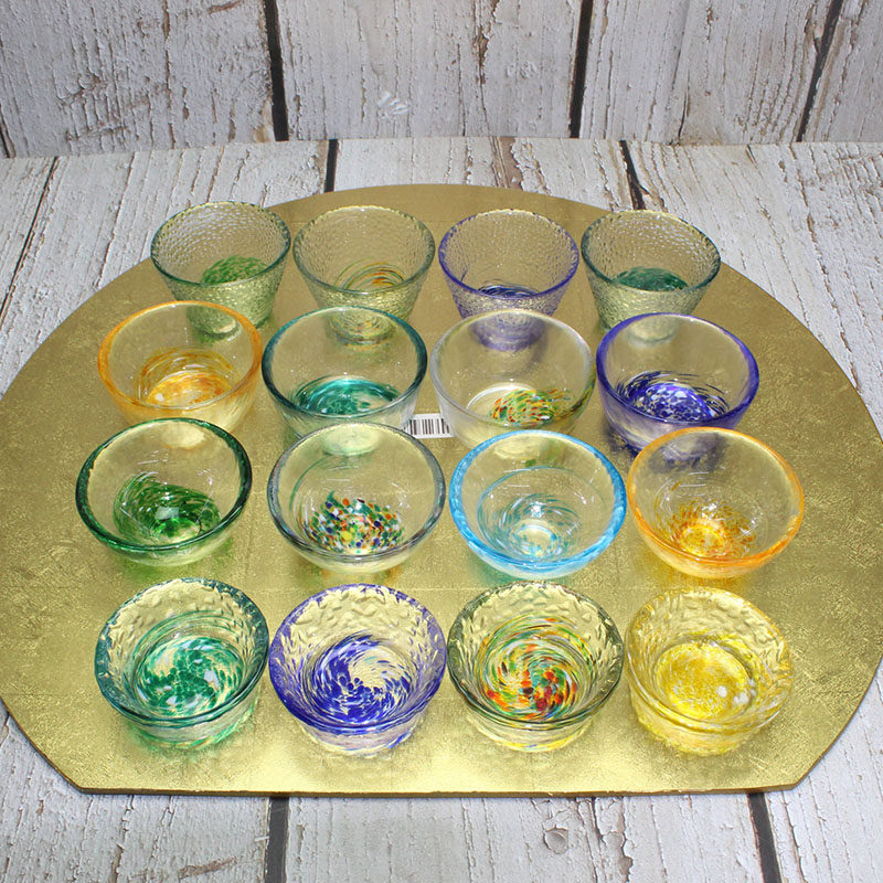 日式彩色玻璃清酒杯锤目纹白酒杯小菜碟小杯子一口杯功夫茶杯味碟,餐饮具,白酒杯,淘宝优惠券,粉丝福利购,淘宝优惠卷