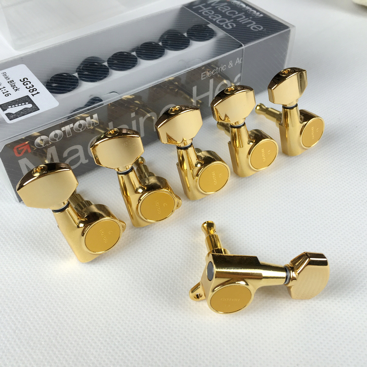 日产GOTOH Ibanez款 正手双边 电吉他琴头钮卷弦器 SG381-07 金色