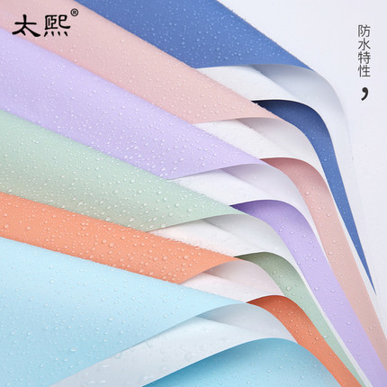 韩式双色欧雅纸包花纸防水夏日浅色鲜花花束玫瑰花diy花束包装纸