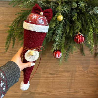 圣诞节冰淇淋苹果花束