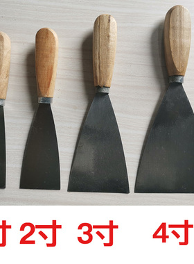 满包邮铲刀清洁刀木柄油灰刀刮刀抹灰刀铲墙刀腻子刀工具铁质