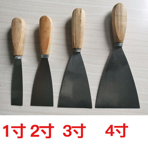 满包邮铲刀清洁刀木柄油灰刀刮刀抹灰刀铲墙刀腻子刀工具铁质