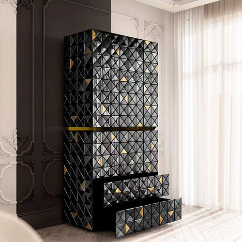 ZYCY创意设计师款储物实木酒柜