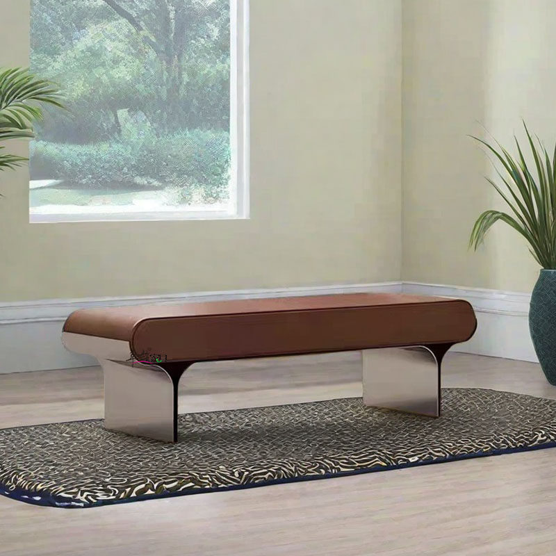 轻奢床尾凳客厅家用不锈钢长条凳高端现代简约矮凳入户门口换鞋凳,住宅家具,床尾凳/长凳,淘宝优惠券,粉丝福利购,淘宝优惠卷