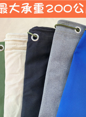 特厚灰色老帆布工具收纳袋文件销毁袋反复利用高空灯管专用吊装袋