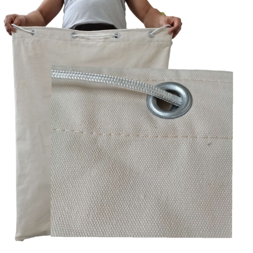 超厚本白色帆布大号保密收纳袋