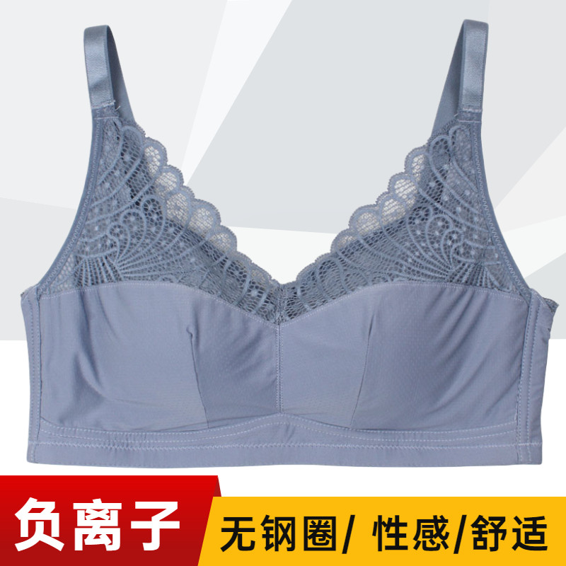 性感蕾丝边无钢圈内衣女零束缚健康养护型舒适薄款睡眠文胸夏8691