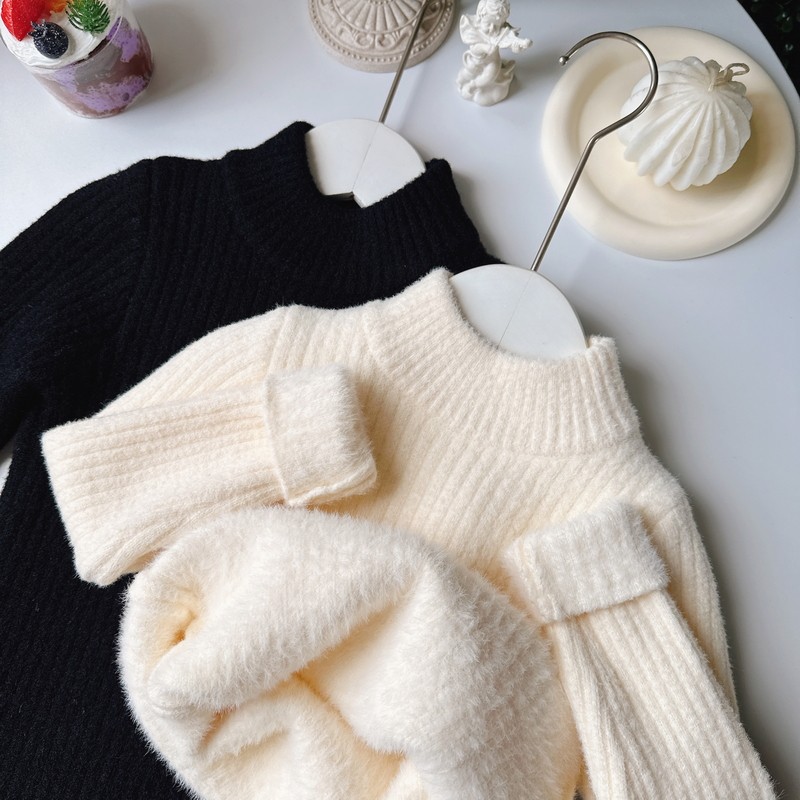 儿童毛衣加绒秋冬装百搭男童女童一体绒针织衫打底衫加厚宝宝毛衫,童装/婴儿装/亲子装,毛衣/针织衫,淘宝优惠券,粉丝福利购,淘宝优惠卷