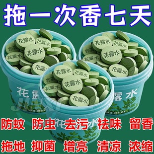 拖地花露水高浓缩泡腾片花露水片家用清洗蚊子去味拖地香除螨喷雾