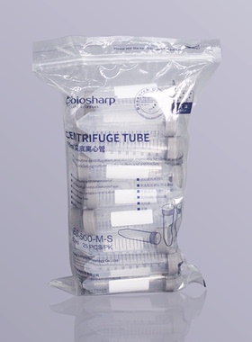 Biosharp BS-500-M-S 50ml螺口尖底离心管无菌（灰色盖）25个/包