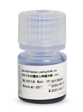 Biosharp/白鲨  BL1011A  SDS-PAGE蛋白上样缓冲液(2X)  5ml/瓶