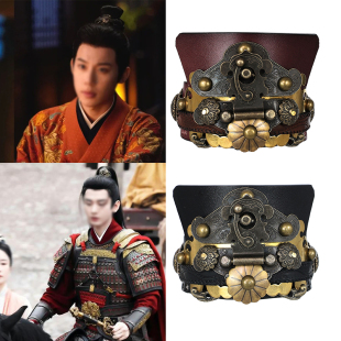 古风皇子古装影视剧将军束发发冠公子王爷战袍配饰发饰演出道具