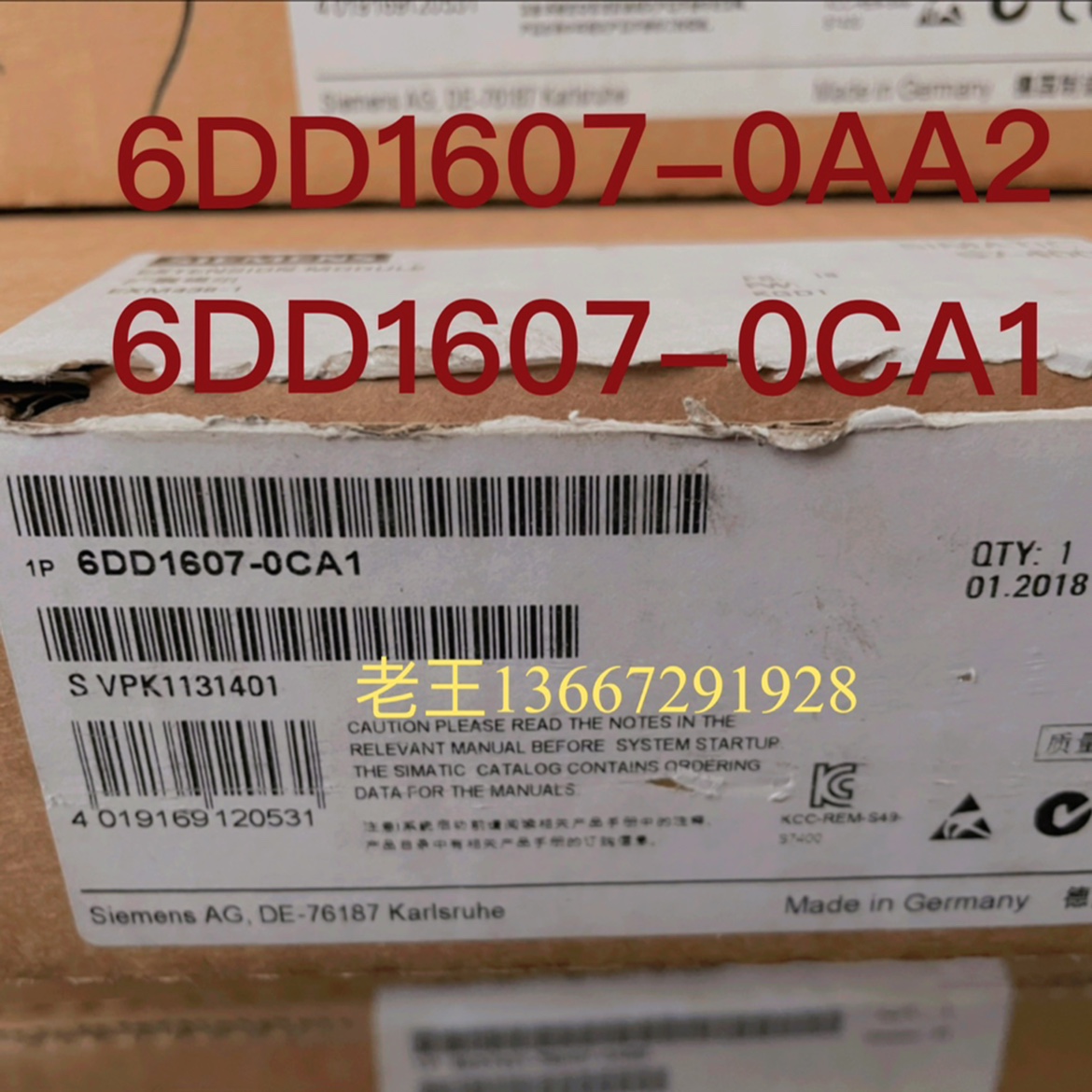 新上架6DD1607-0CA1和6DD1607-0AA2现货销售全新原装镇店之宝