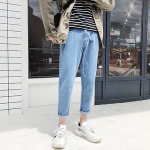 男士秋季薄款牛仔裤