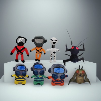 致命公司周边员工怪物毛绒玩具