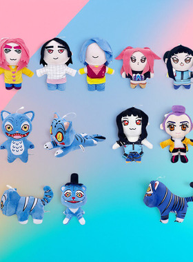 猎魔女团毛绒玩具公仔玩偶挂件男孩儿童礼物k pop demon hunters