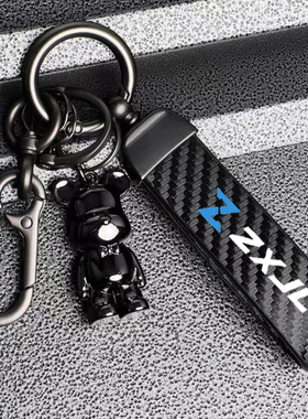 张雪机车通用钥匙扣 500RR钥匙链飘带挂件圈链挂绳匙扣圈装饰挂件