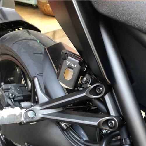 适用无极300AC CU525 GP250 200R个性改装后刹车油壶保护罩防盗件