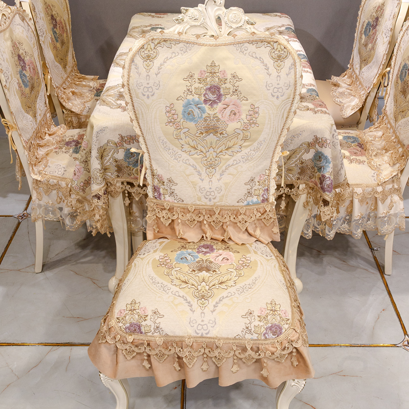 餐椅垫椅子垫雪尼尔欧式