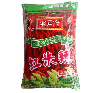 湘君府红米辣2kg/袋装泡椒小米辣泡辣椒老坛泡海椒餐饮大包装