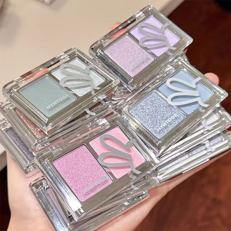 HYNTOOR黑兔降温双色眼影盘爆闪