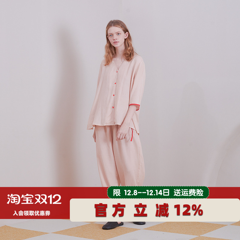 朵朵可可睡衣女2022春夏新款纯棉