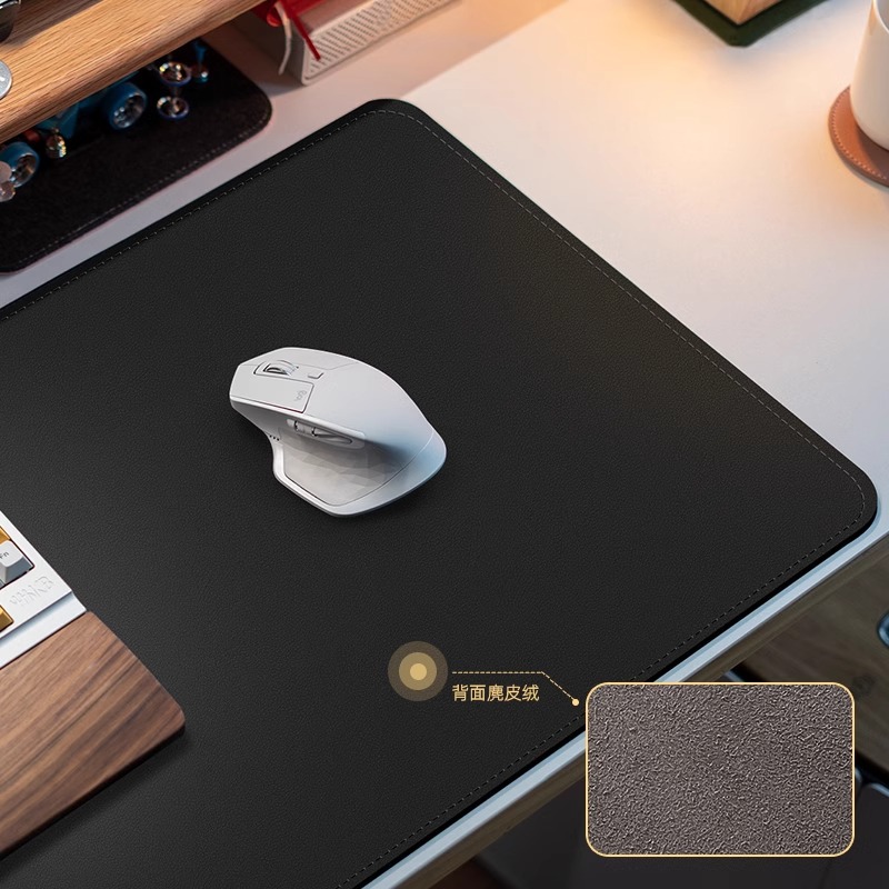 碳纤维纹桌垫鼠标垫超大号电竞级办公桌垫高级感电脑桌垫键盘垫子