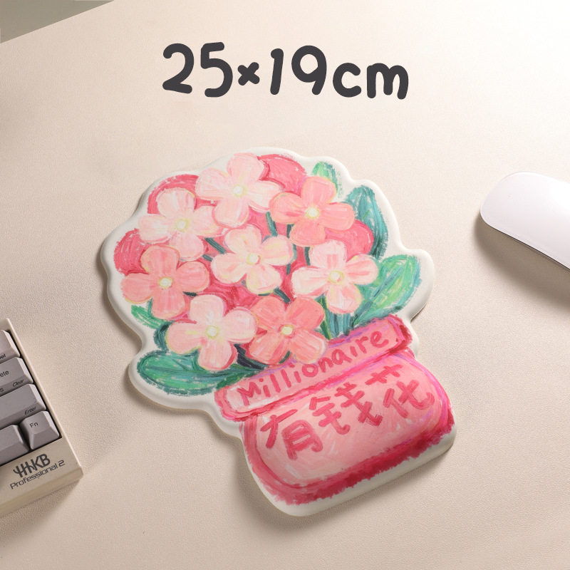 3d立体鼠标垫记忆棉护腕垫腱鞘炎卡通新款轻奢高级感人体工学