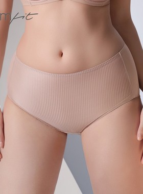 Comfit网纱轻薄透气高腰包臀内裤女士抗菌裆里凉感三角裤C200217