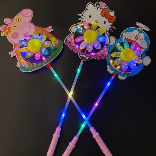 发光风车三挡闪光摆摊热卖