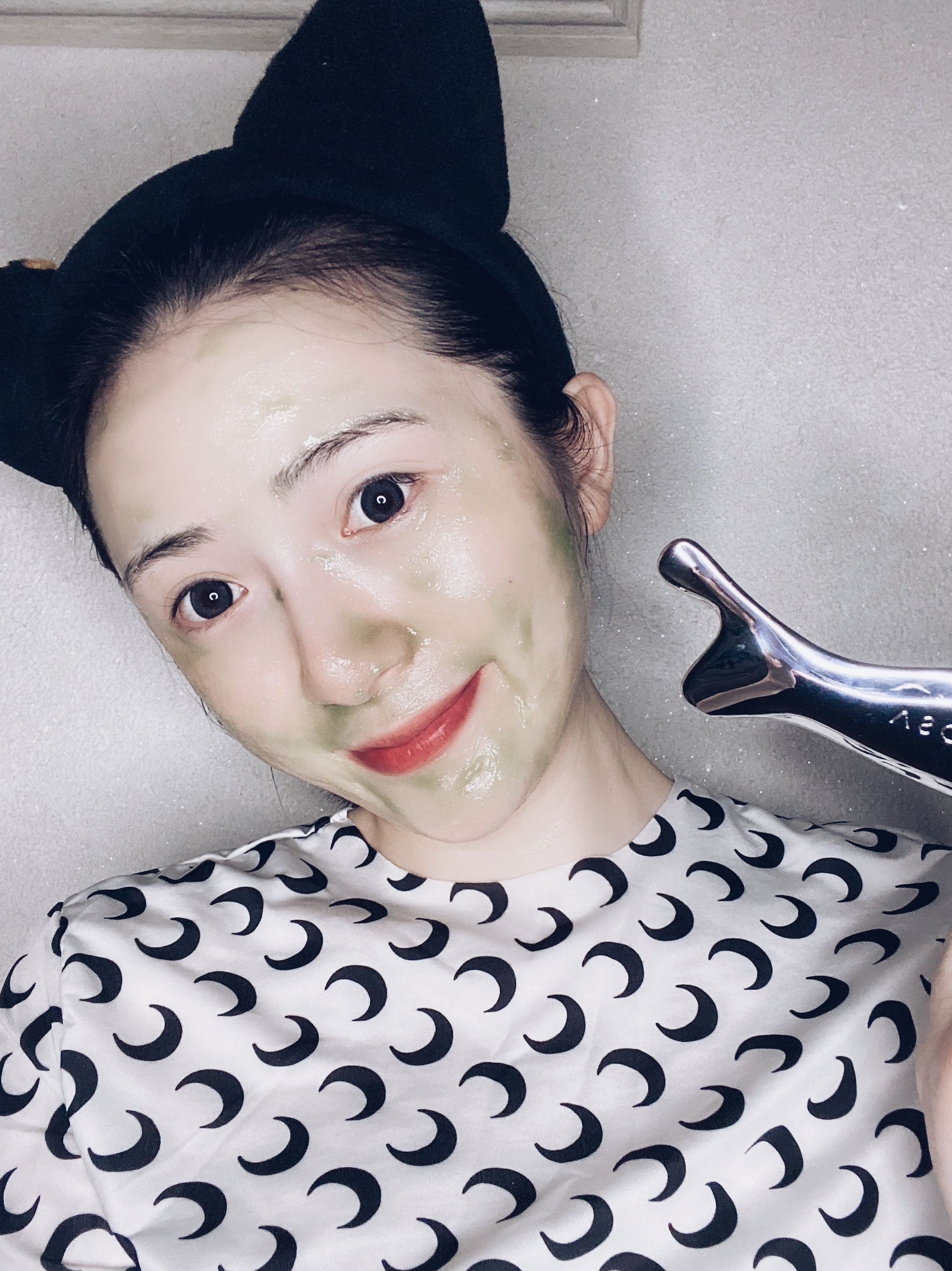 日本lirosa绿膜发热小脸原点水霜