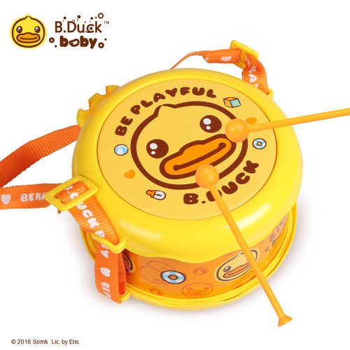 双面鼓打击乐器小黄鸭手敲鼓腰鼓