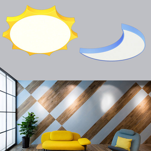 创意卡通太阳早教培训机构吊灯具