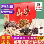 云南菌菇礼盒山珍干货大礼包羊肚菌蘑菇干菌类年货野生菌特产送礼