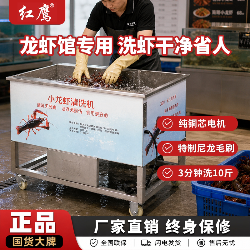 红鹰小龙虾清洗机厂家直销