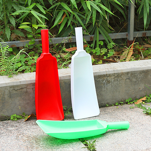 水桨型长瓢饲料铲子投食饲料瓢料桨划船桨瓢铲农用水瓢加厚加大