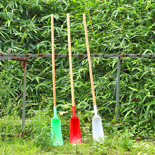 圆筒水桨船瓢投食饲料瓢可插木棍的长饲料铲子料桨划船桨农用工具