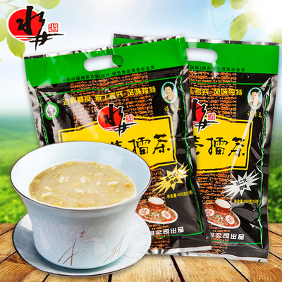 湖南特产安化水井巷擂茶450g袋装咸甜味五谷杂粮冲泡饮品早餐代餐
