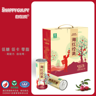 一品农夫山西河曲特产海红蜜海红果汁310ml*8罐