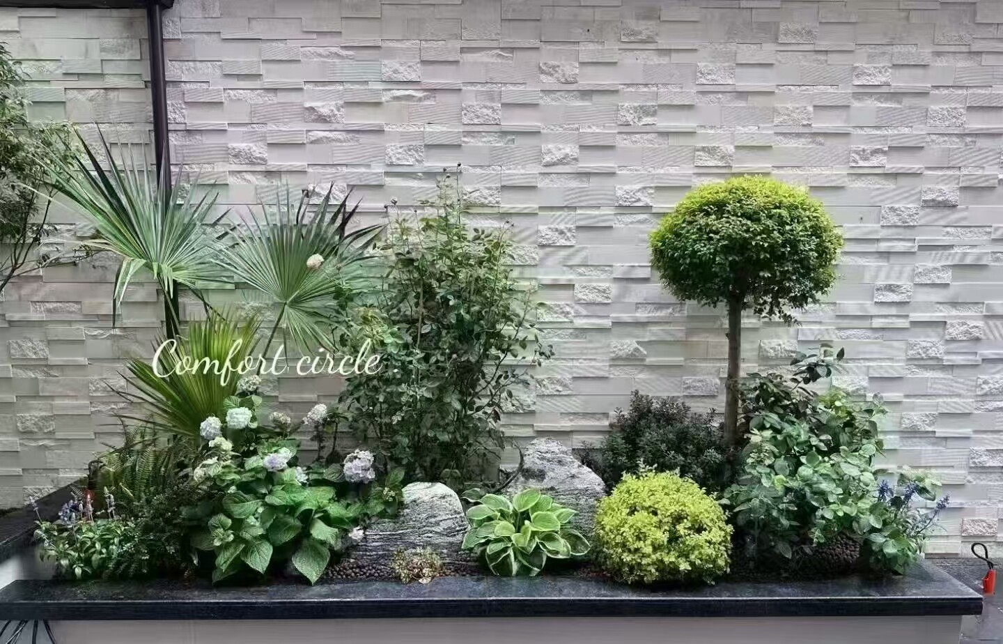 天然石材白沙文化石墙面铺贴院子花坛贴面柱子围墙背景墙白色墙砖