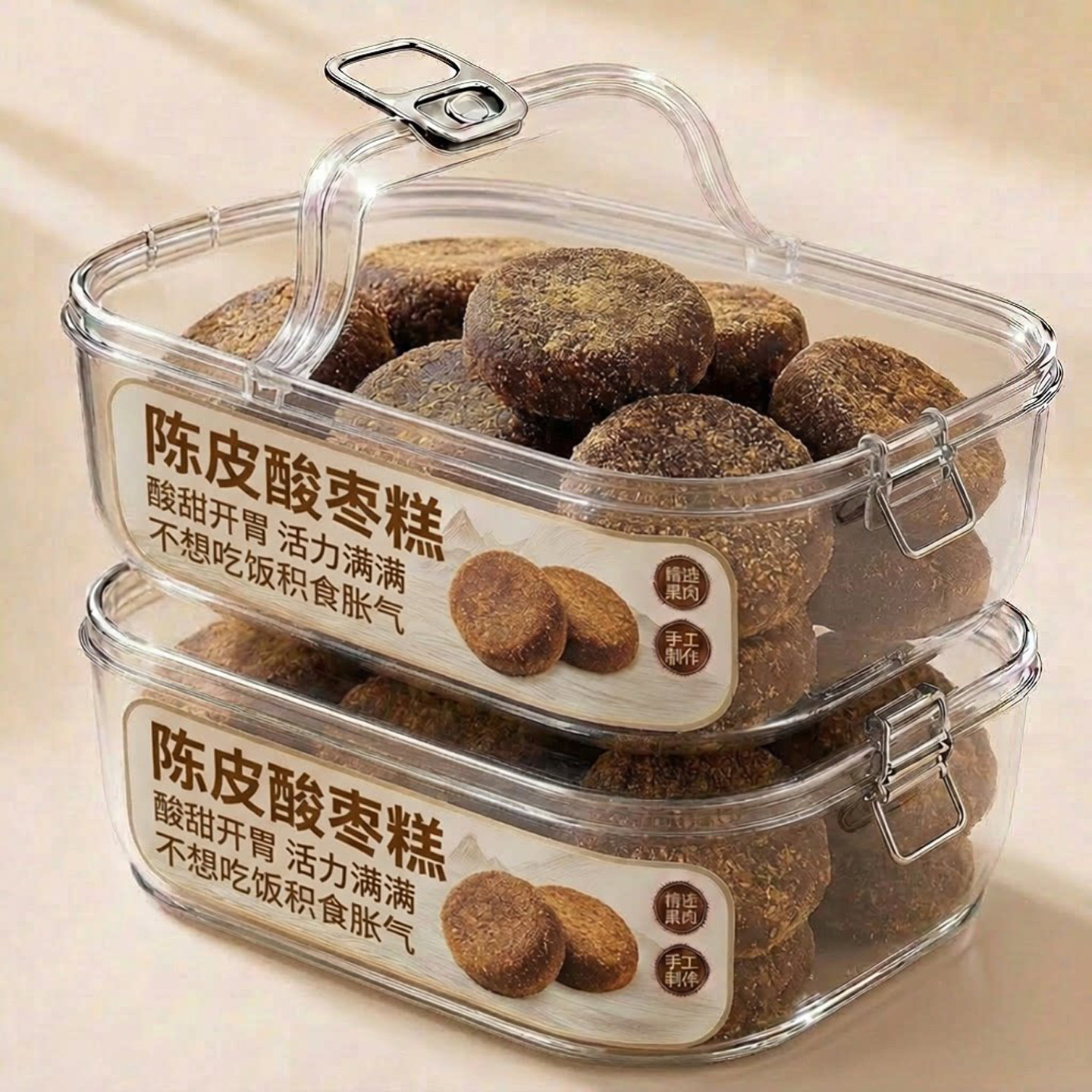 陈皮酸枣糕江西特产无添加紫苏陈皮酸枣饼无核果脯孕妇儿童开胃图片