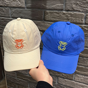 夏季儿童薄款鸭舌帽3-10岁男女童速干透气棒球帽出游遮阳太阳帽潮