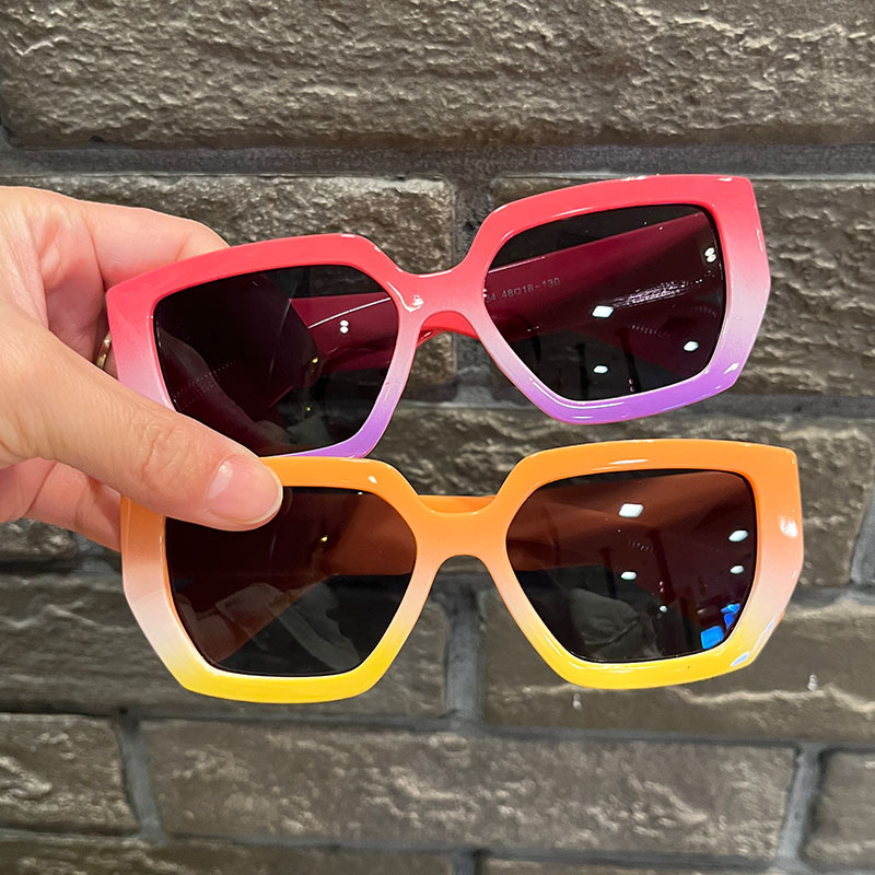 儿童个性大框走秀复古眼镜潮